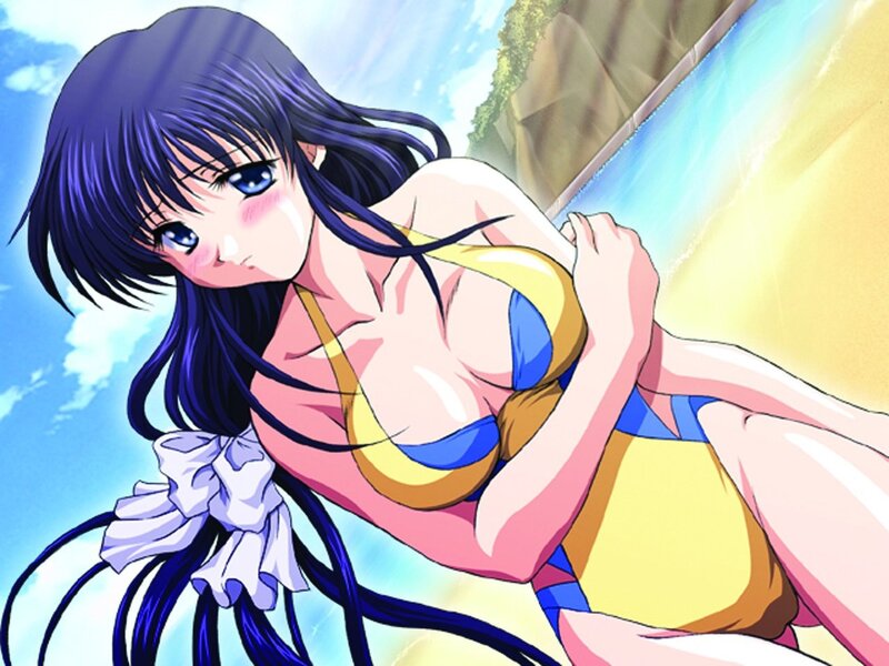 anime girl in bikini