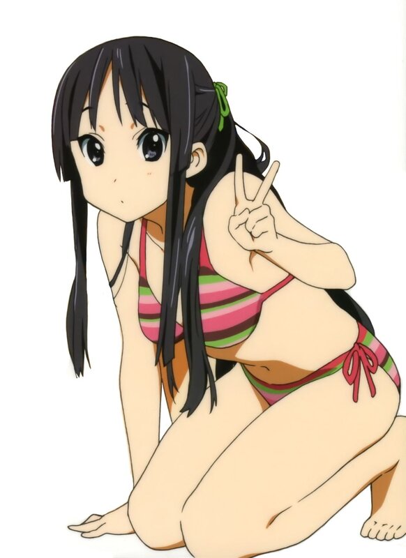 anime girl in bikini