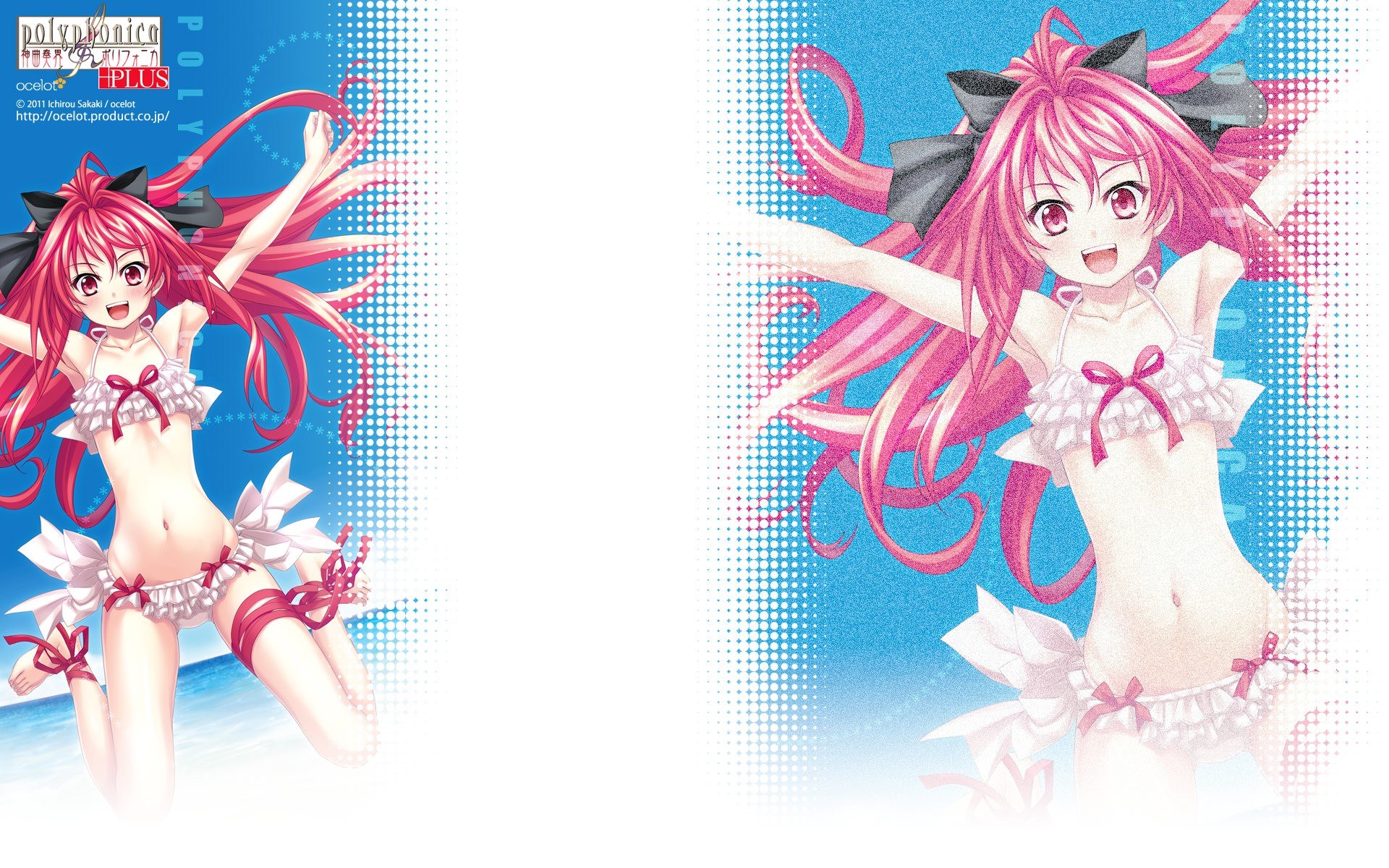 anime girl in bikini