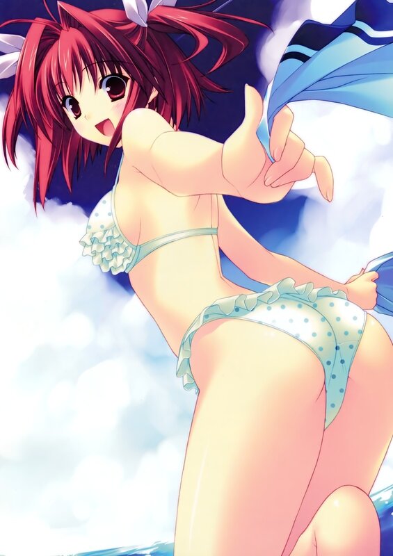 anime girl in bikini