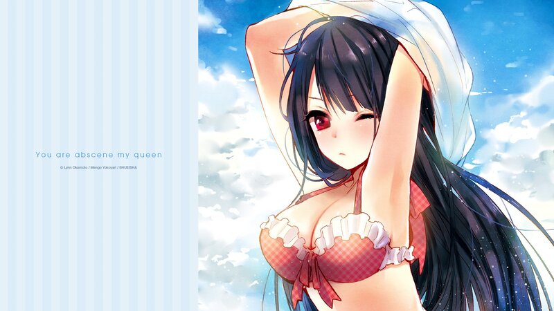 anime girl in bikini