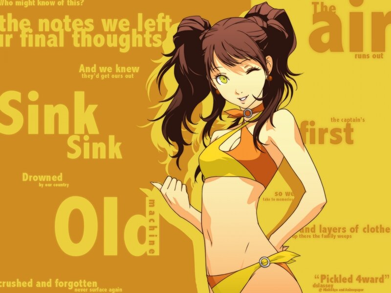 anime girl in bikini