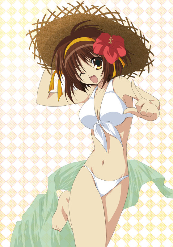 anime girl in bikini
