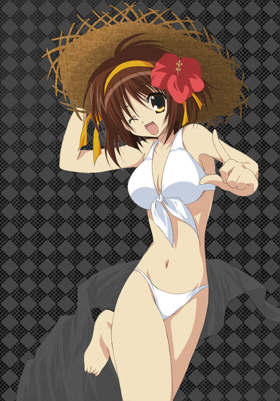 anime girl in bikini