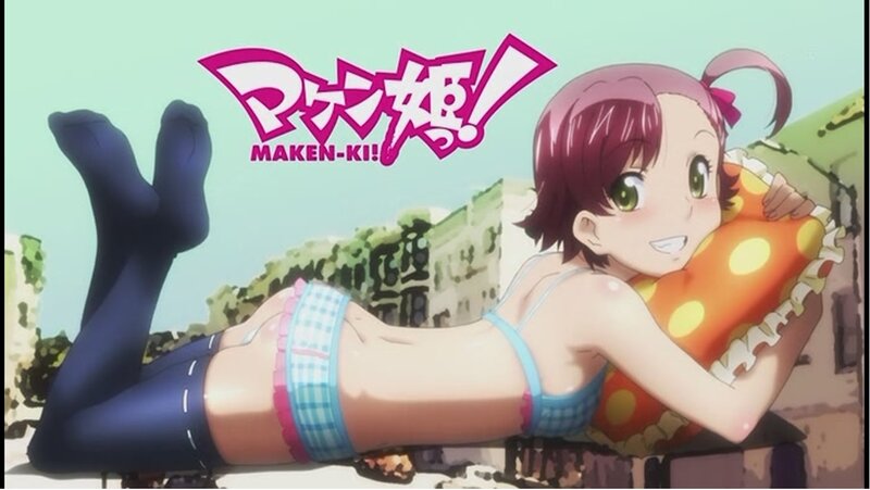 Anime Girl in Bikini — Blue, Playful, Afternoon, Pillow