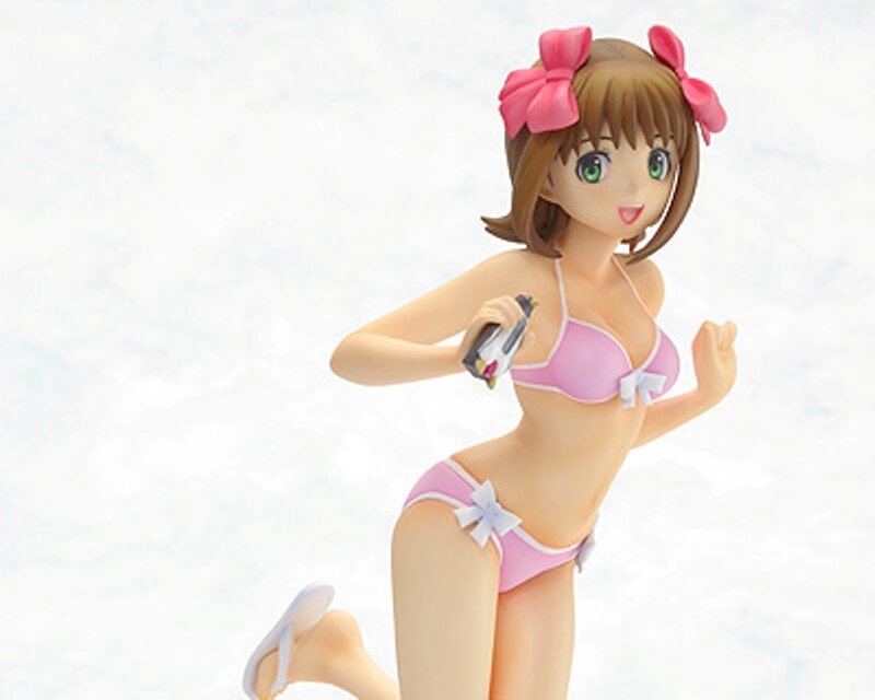 Anime Girl in Bikini — Pink
