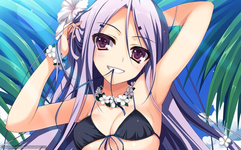 anime girl in bikini