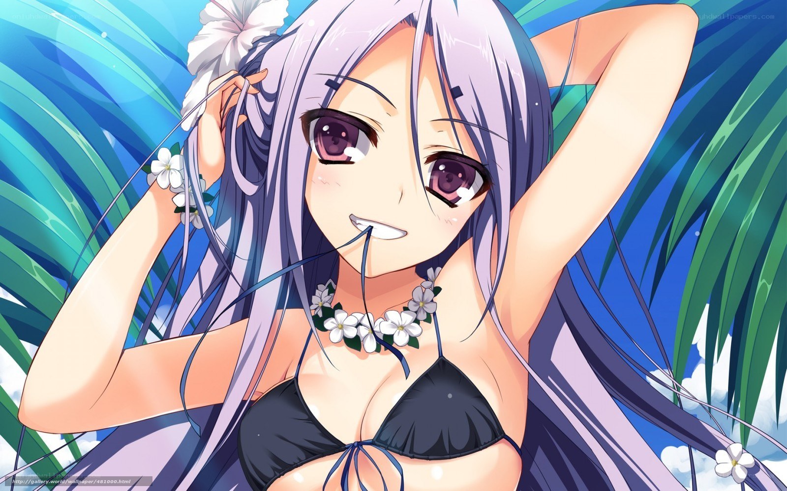 anime girl in bikini