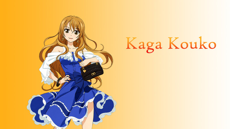 Anime Girl in Blue Dress — Calm, Handbag