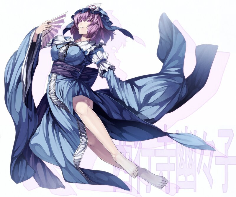 Anime Girl in Blue Dress — Dynamic
