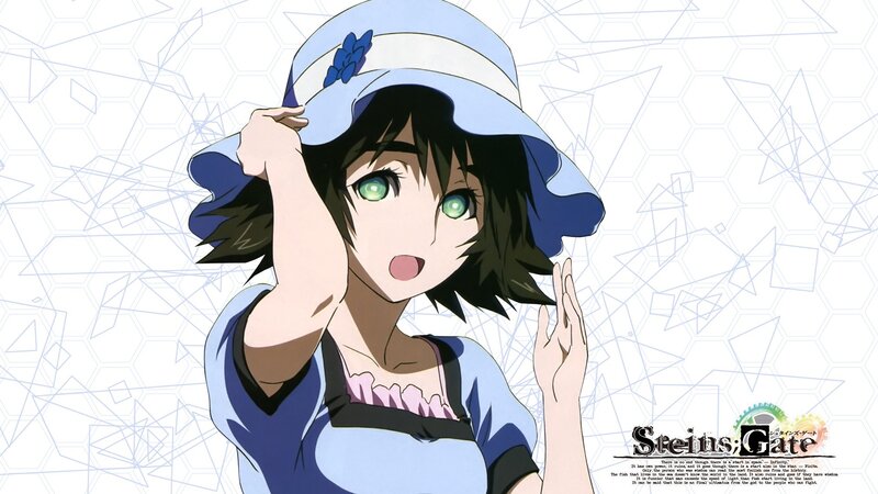 anime girl in blue hat
