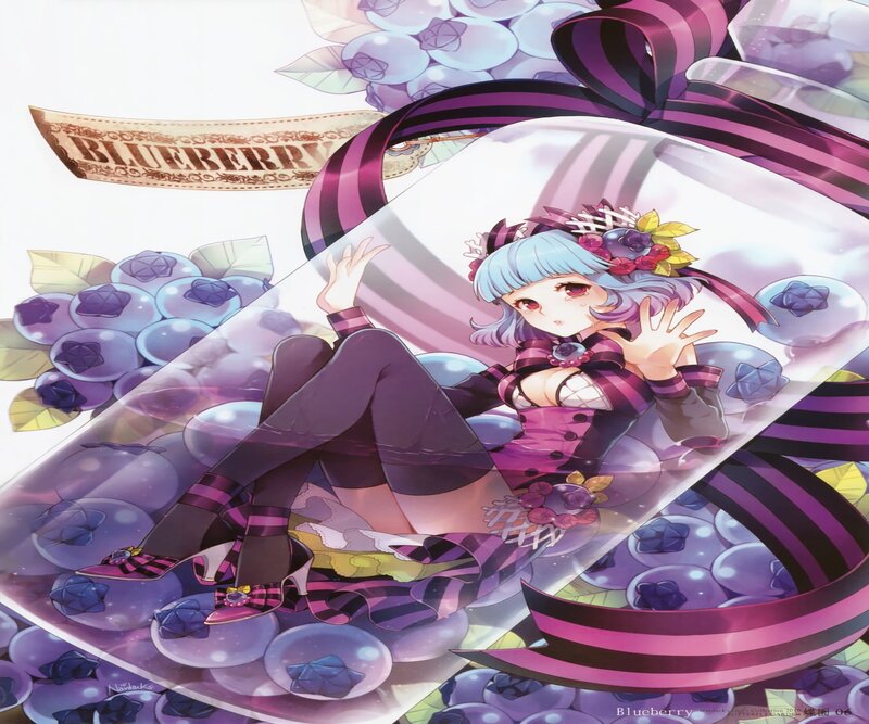 Anime Girl in Blueberry Jar