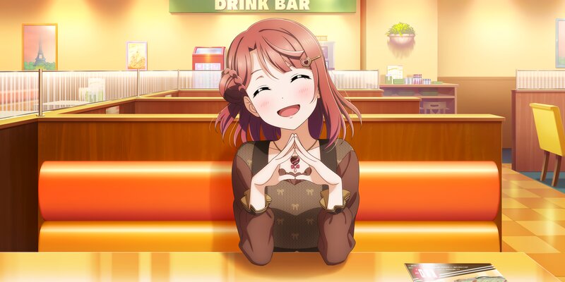 Anime Girl in Booth