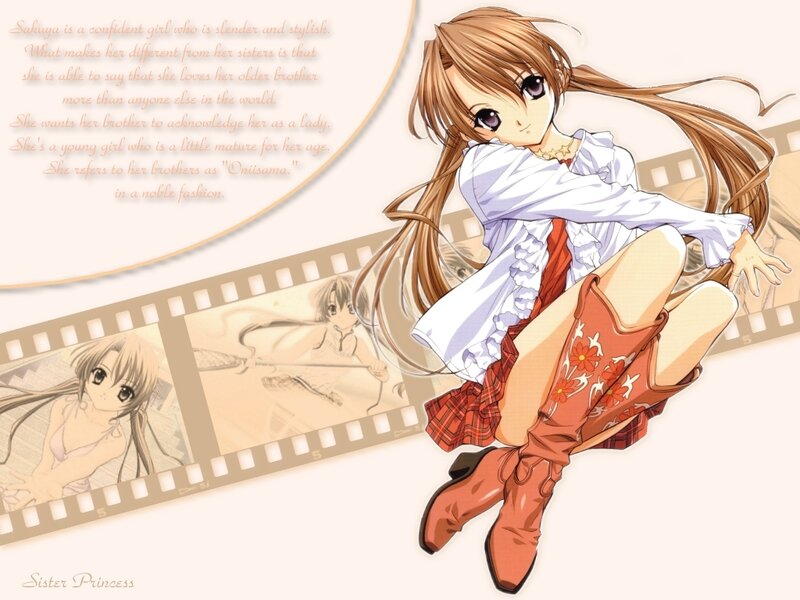 Anime Girl in Boots — Brown