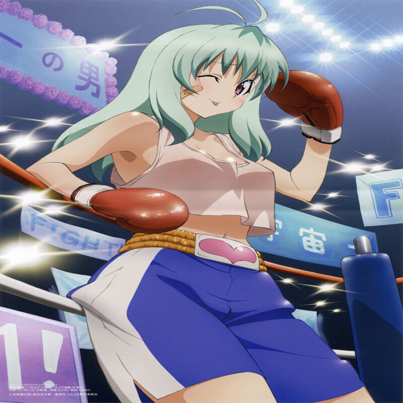 Anime Girl in Boxing Ring
