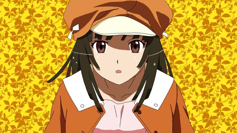 anime girl in brown hat