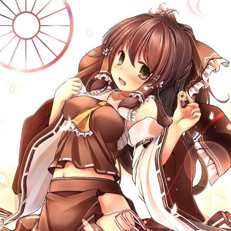 Anime Girl in Brown Outfit