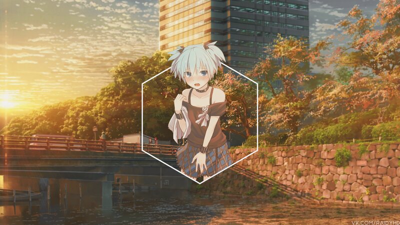 Anime Girl in Brown Top