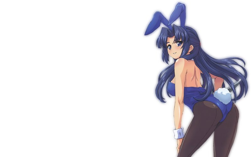 anime girl in bunny costume