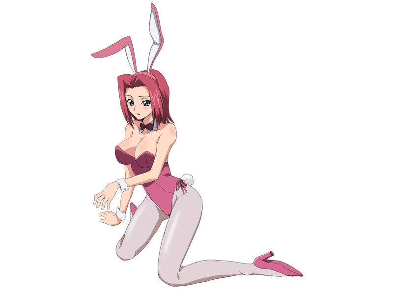 anime girl in bunny costume