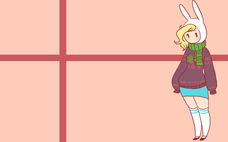 anime girl in bunny hat