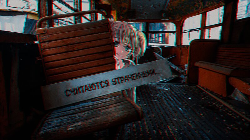 Anime Girl in Bus