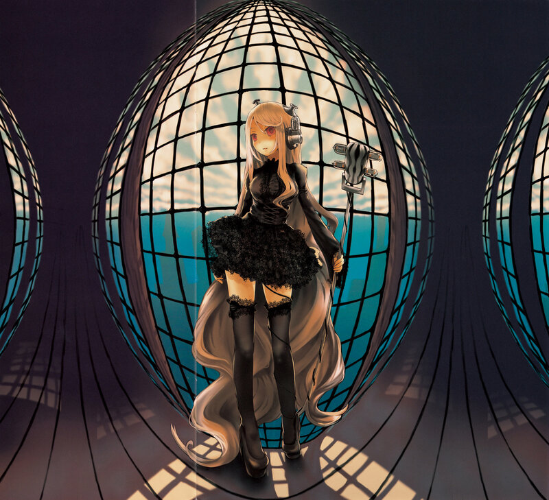 Anime Girl in Cage — Black