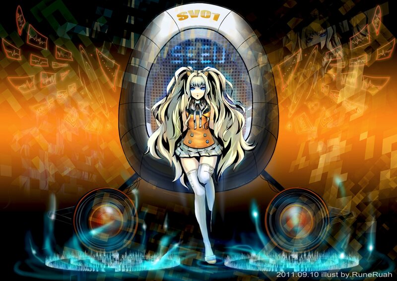 Anime Girl in Capsule