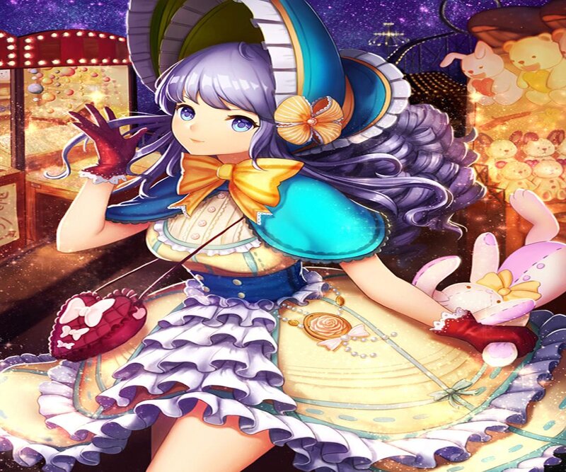 Anime Girl in Carnival