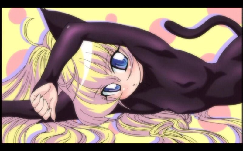 anime girl in cat costume