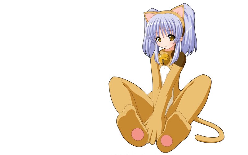anime girl in cat costume