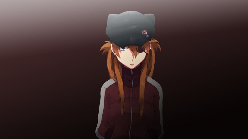 anime girl in cat hat