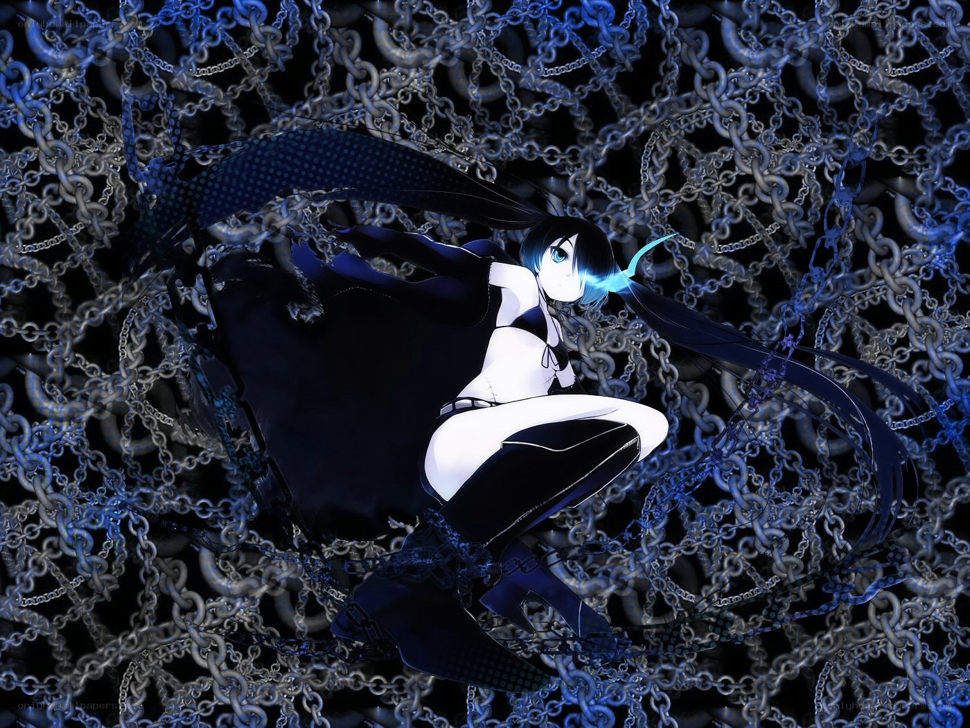Anime girl in chains