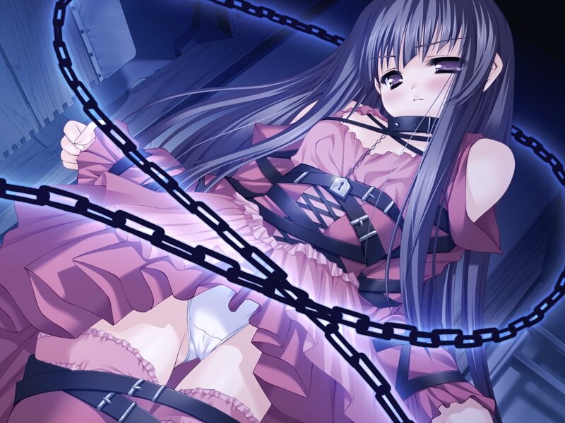 Anime Girl in Chains — Purple