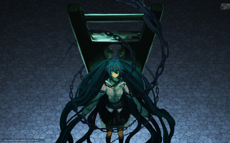 Anime girl in chains