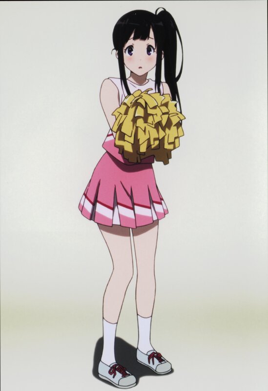 Anime Girl in Cheer Uniform