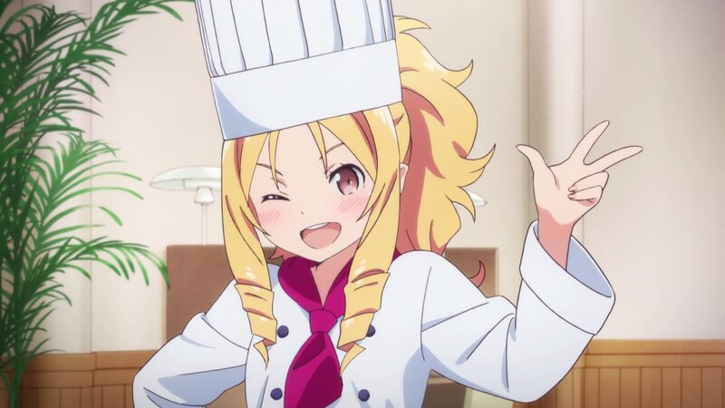 Anime Girl in Chef Uniform