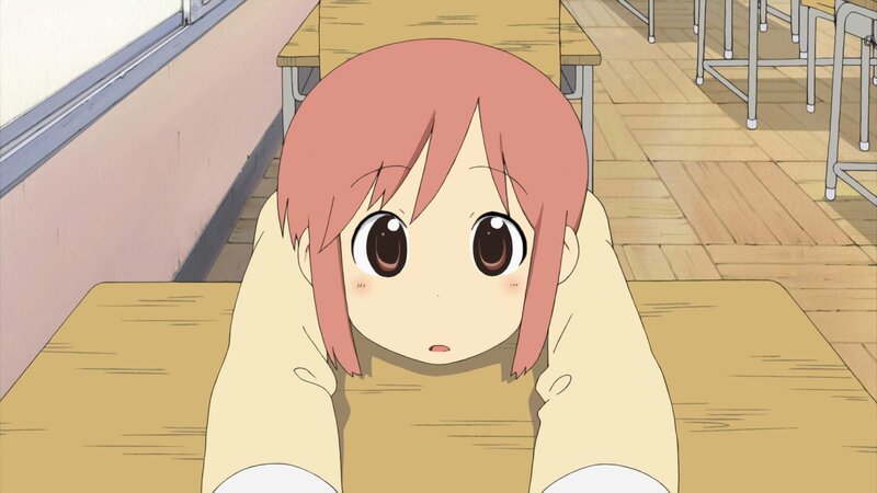 anime girl in classroom