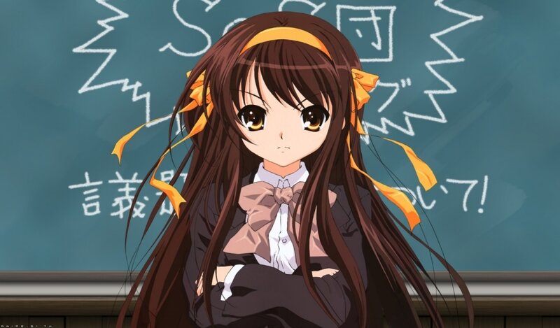 anime girl in classroom