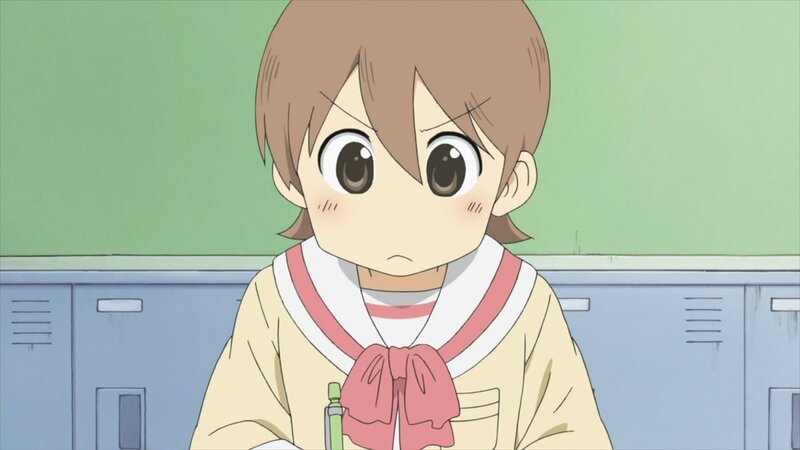 anime girl in classroom