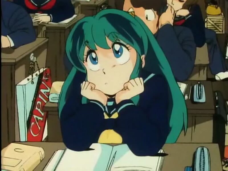 anime girl in classroom