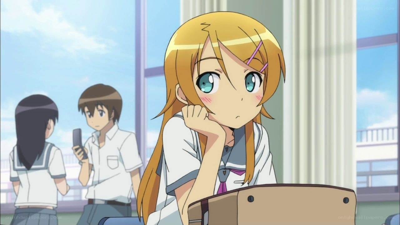 anime girl in classroom