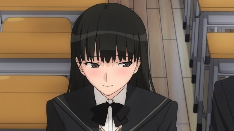 anime girl in classroom