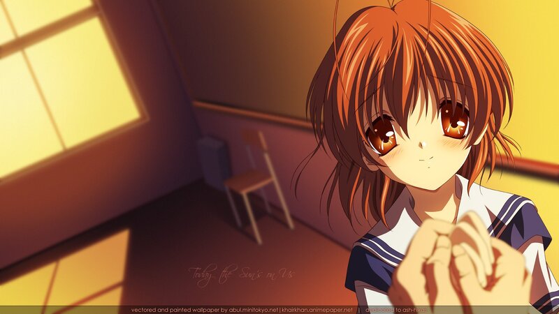 anime girl in classroom