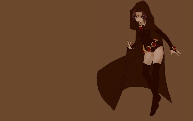 Anime Girl in Cloak — Brown