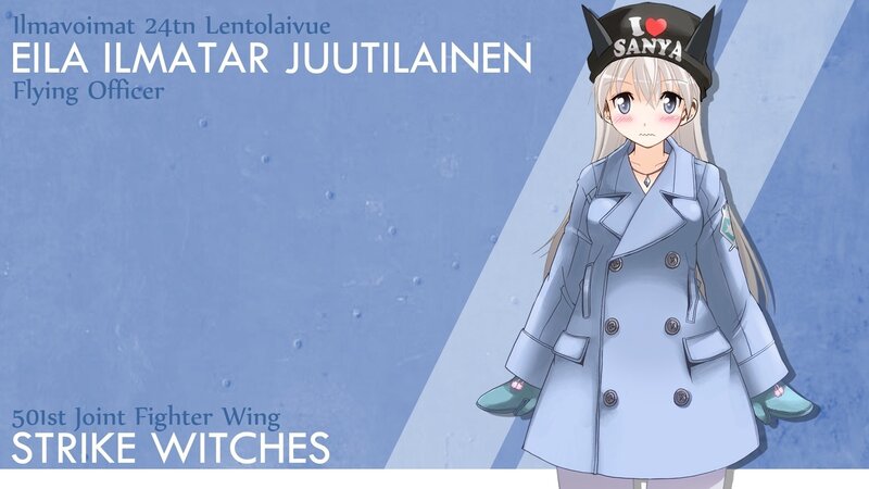 Anime Girl in Coat — Blue, Neutral