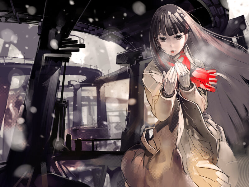 Anime Girl in Coat
