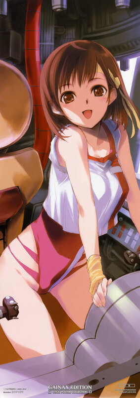 anime girl in cockpit