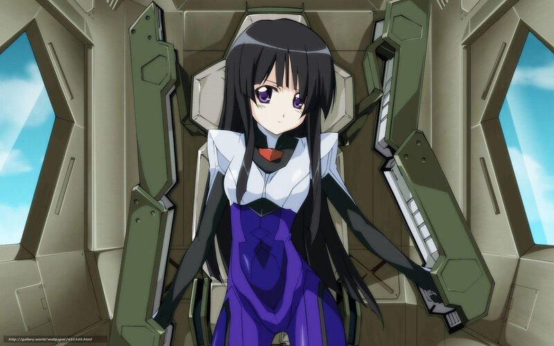 anime girl in cockpit