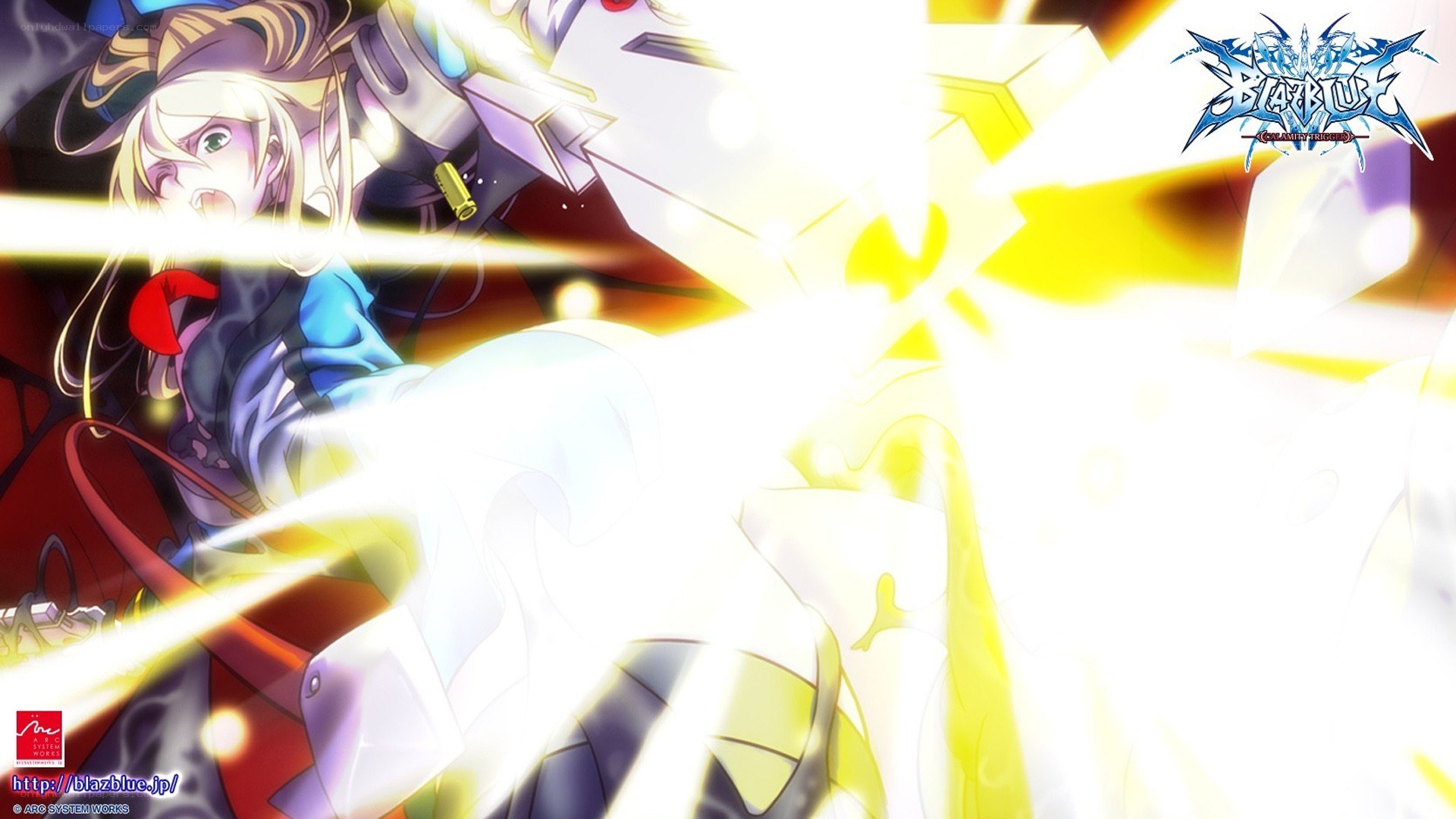 anime girl in combat scene